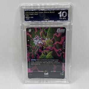 2024 DBS FUSION WORLD CELL #FB02-084 Graded 10 Dragon Ball Z Foil Super Rare
